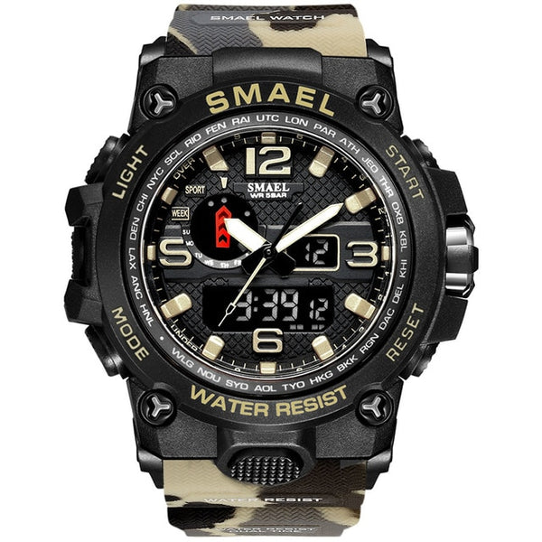 Men Military Watch 50m Waterproof